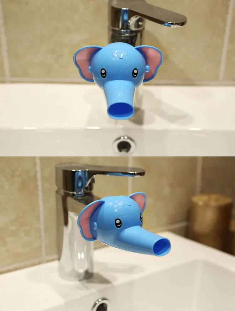 Lovely Cartoon Faucet Extender Kids Hand Washing In