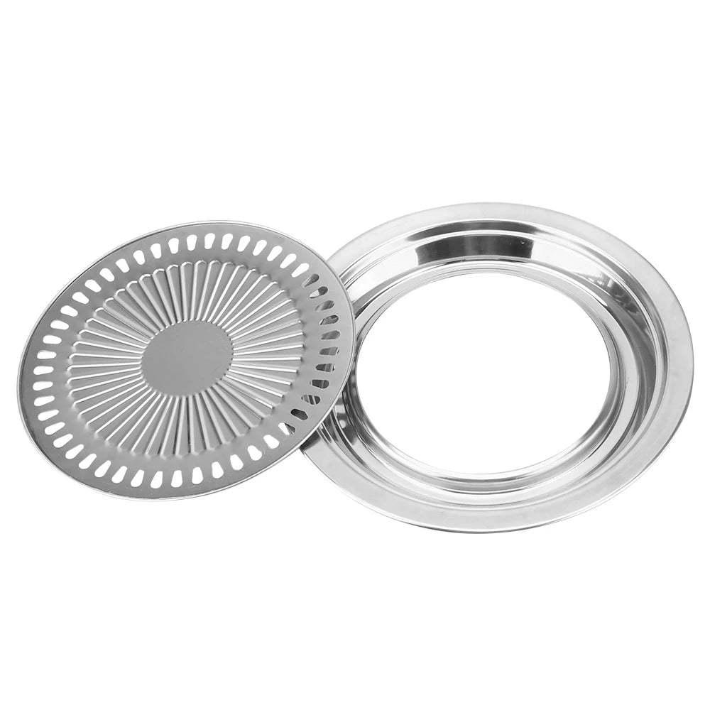 Smokeless Barbecue Grill Pan Non-Stick Gas Stove Plate