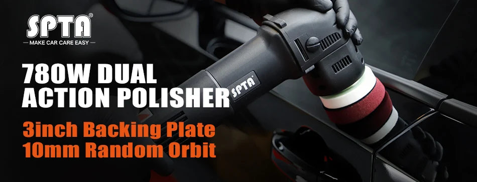 Spta Dual Action Inch 10mm Orbit Polisher Buffer