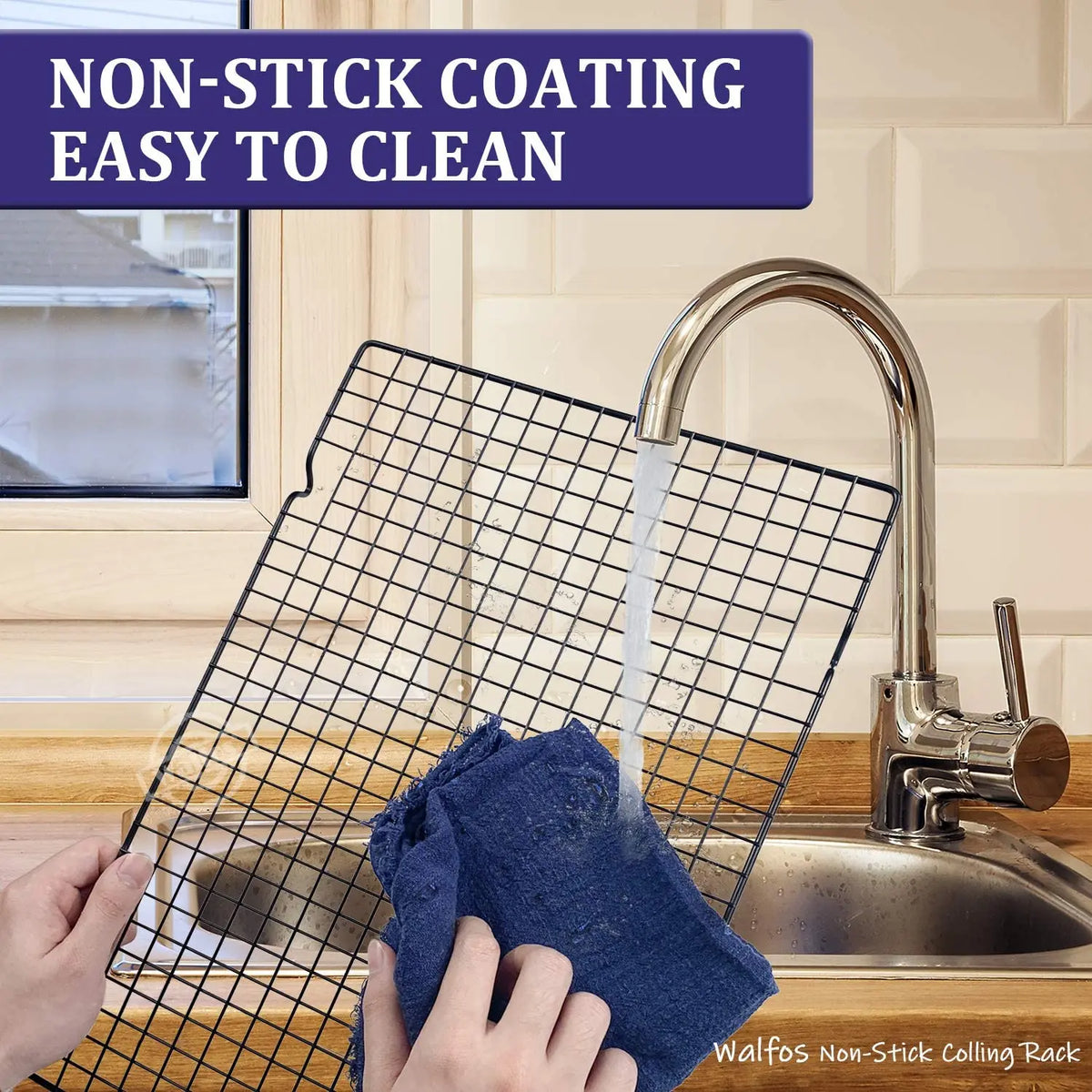 Walfos Stainless Steel Nonstick Cooling Rack Cooling Grid