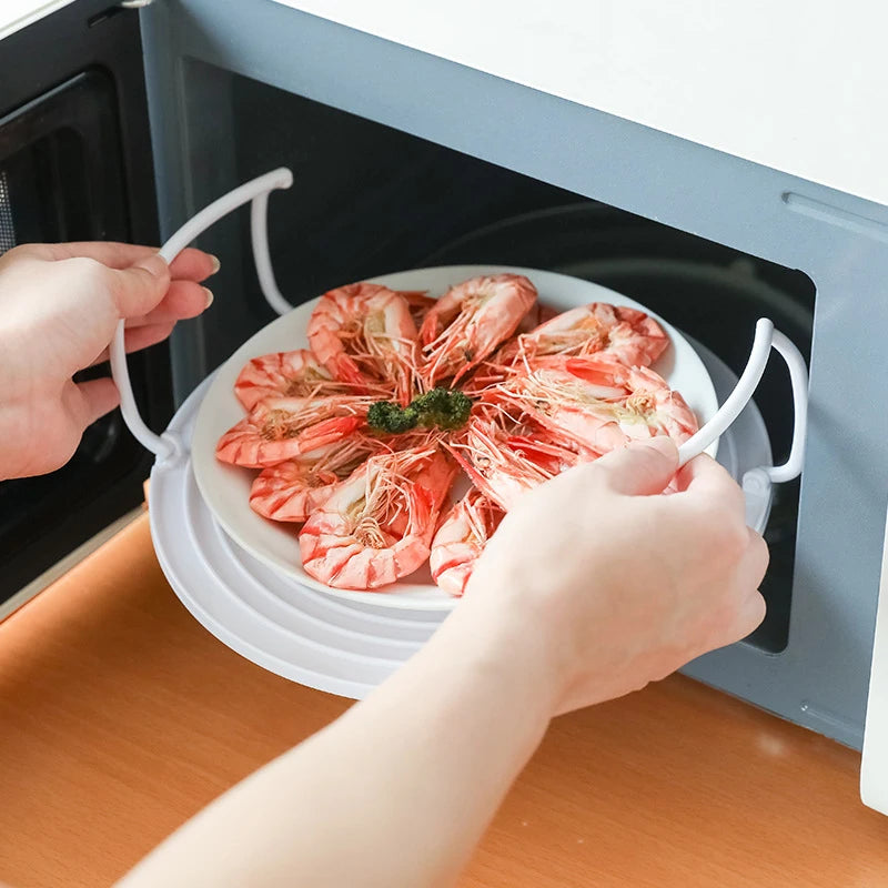 Microwave Storage Rack Meal Heating Tiered Steaming Rack