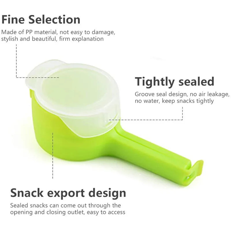 Food Storage Bag Sealing Clips Plastic Cap Sealer