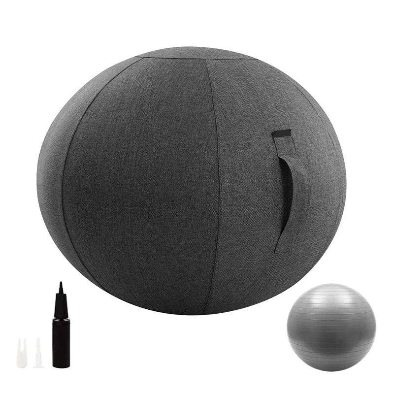 Sports Yoga Balls Handle & Cover & Pump
