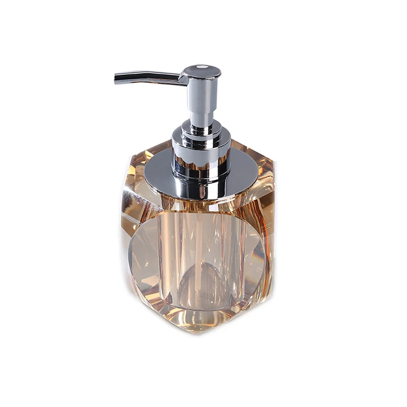 Crystal Glass Bathroom Toothbrush Cup Soap Dish Bottling