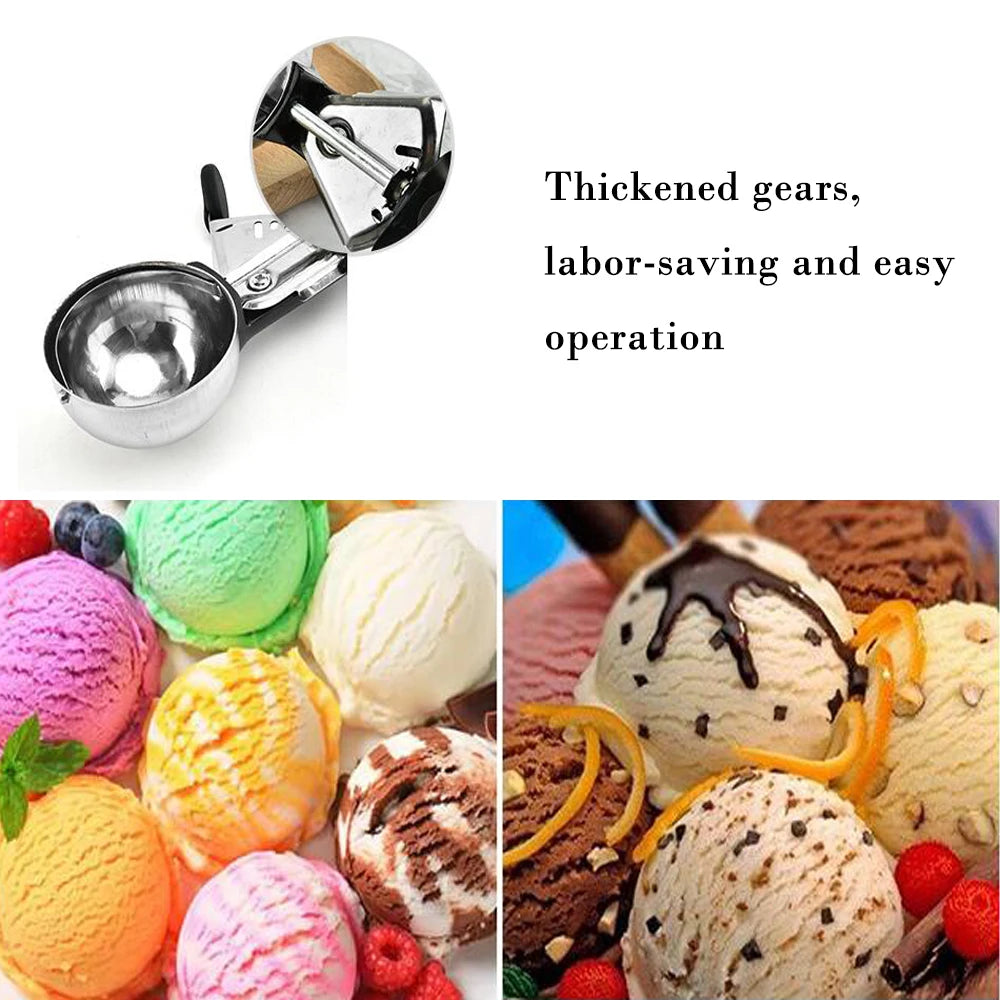 Stainless Steel Ice Cream Scoop Ice Ball Maker
