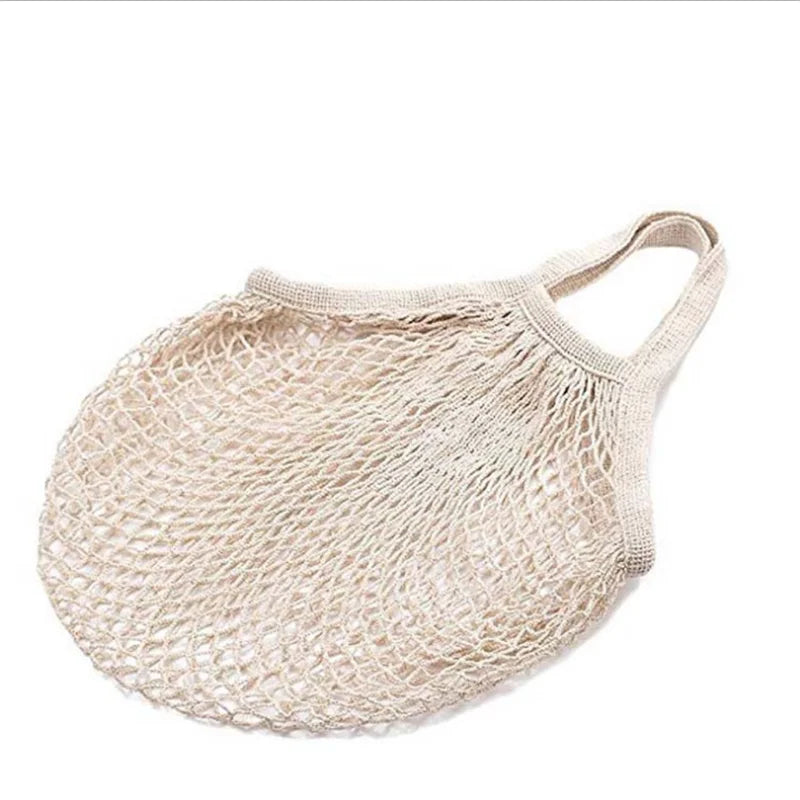 Reusable Cotton Mesh Produce Bags Vegetable Fruit Food