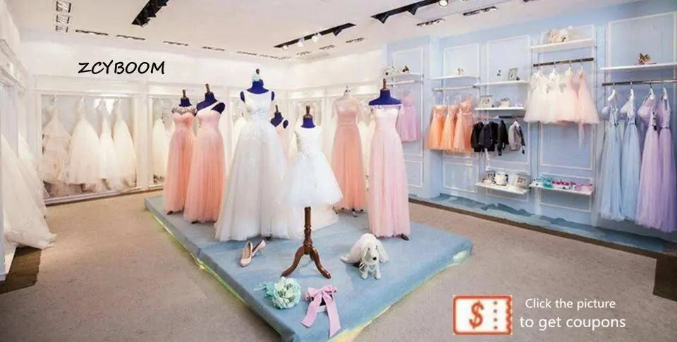 Customized High-Neck Long Sleeves Lace Appliques Wedding Dress