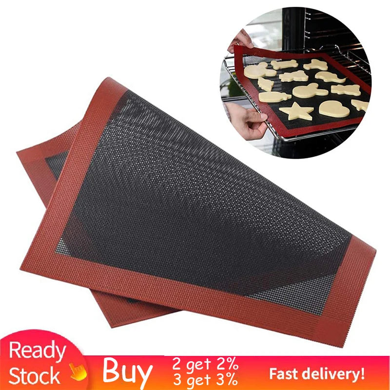 Non Stick Perforated Silicone Baking Mat 30x40 Heat