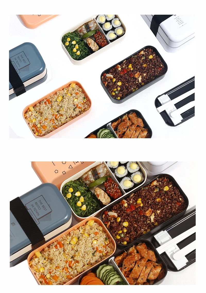 Lunch Box Eco Friendly Food Container Bento Microwave