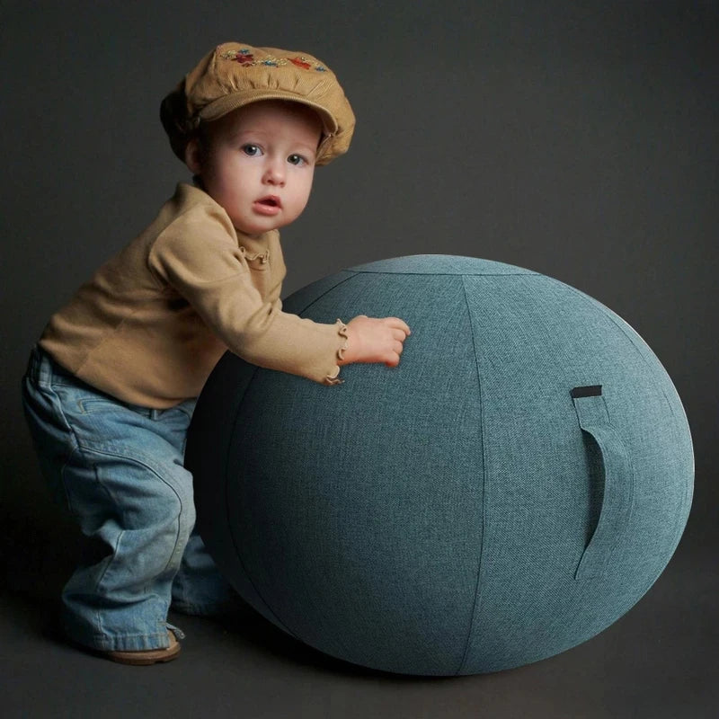 Sports Yoga Balls Handle & Cover & Pump