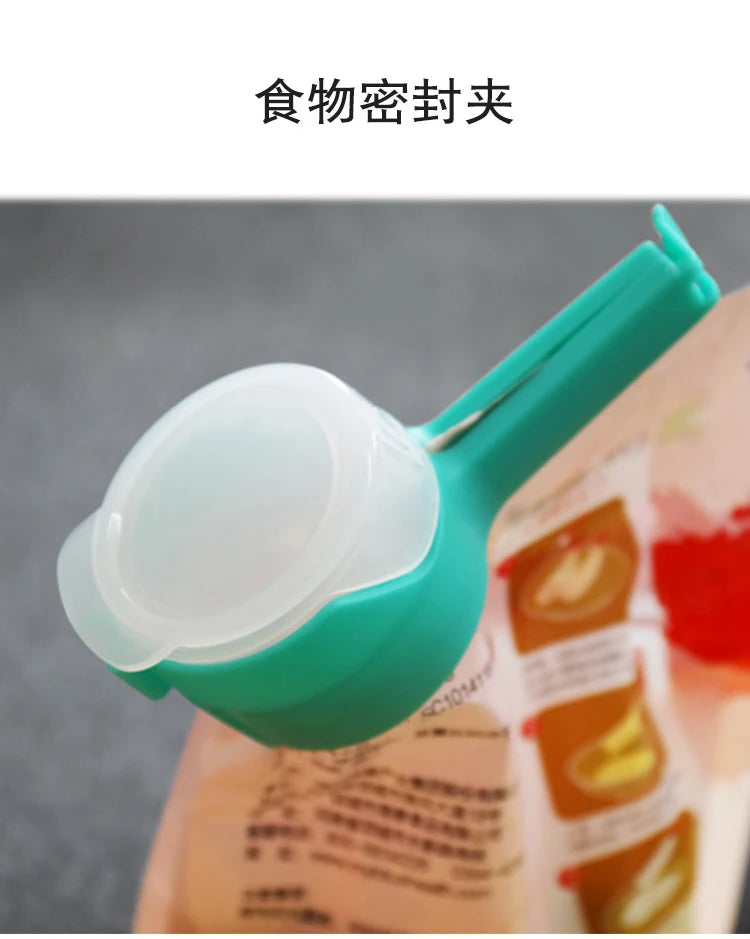 Food Storage Bag Sealing Clips Plastic Cap Sealer