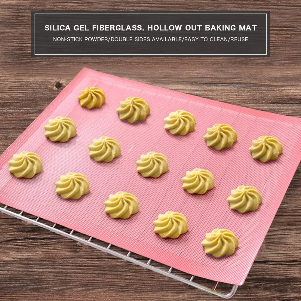 Non Stick Perforated Silicone Baking Mat 30x40 Heat