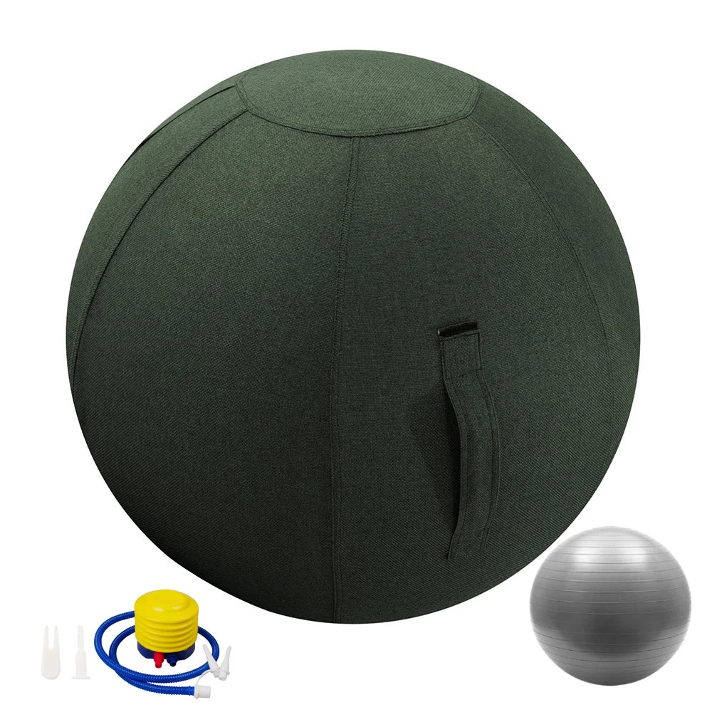 Sports Yoga Balls Handle & Cover & Pump