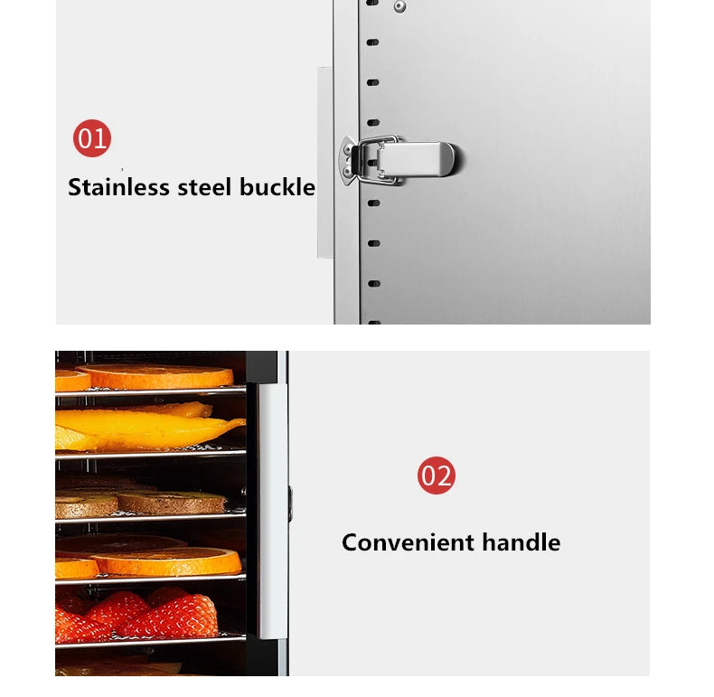 12 Layers Fruit Dryer Electric Meat Grinder Drying