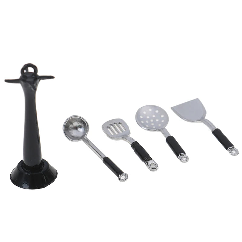 12 Doll House Miniature Dollhouse Spoon Shovel Cookware