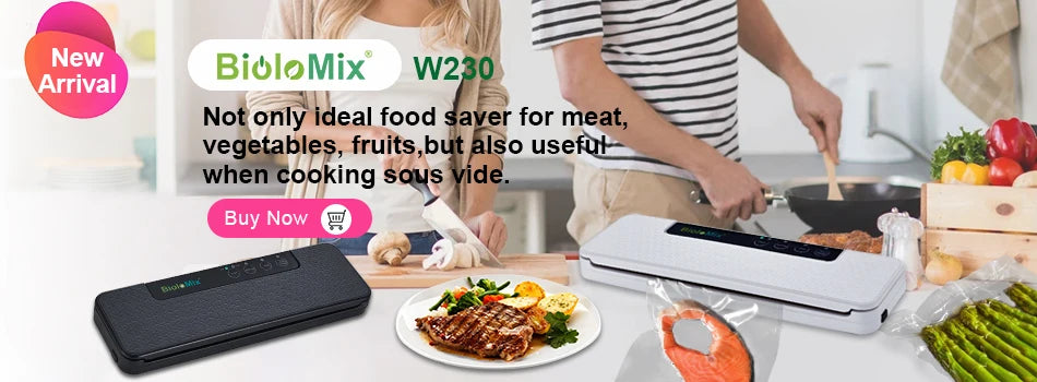 Biolomix Vacuum Sealer Automatic Food Saver Machine Food