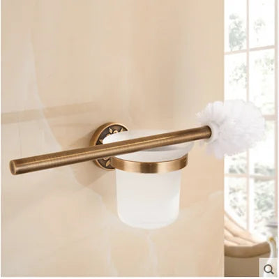 Tuqiu Bathroom Antique Bronze Carved Aluminum Bath Hardware