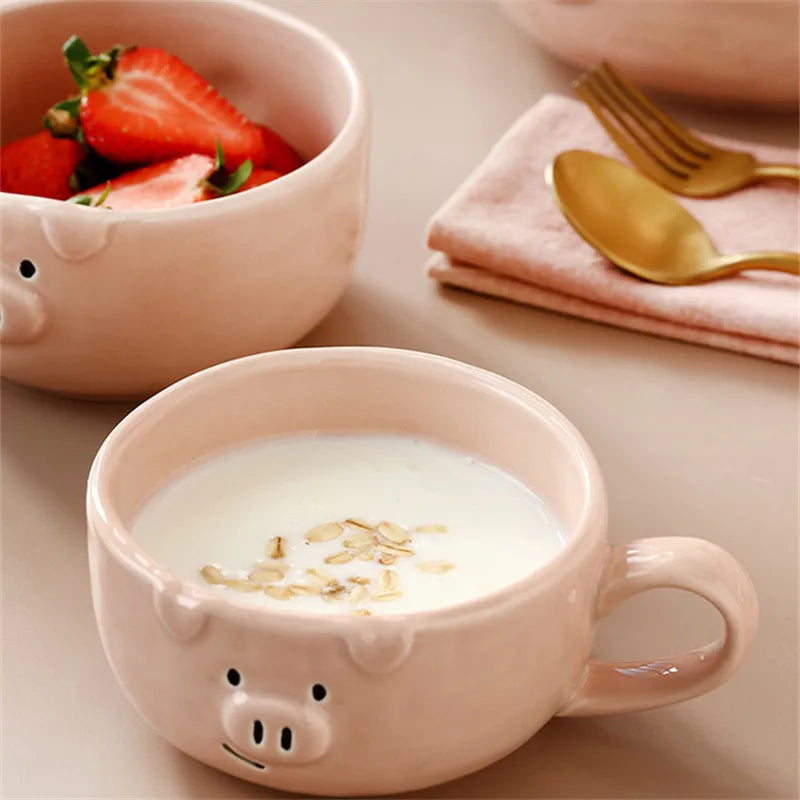 Cute Dish Ceramic Japanese Cartoon Tableware Creative Personality