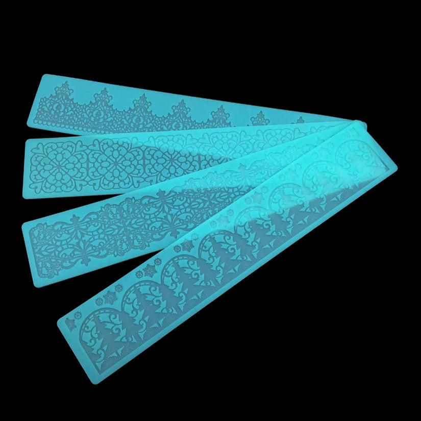 Silicone Lace Fondant Cake Decorating Baking Mat Embossing