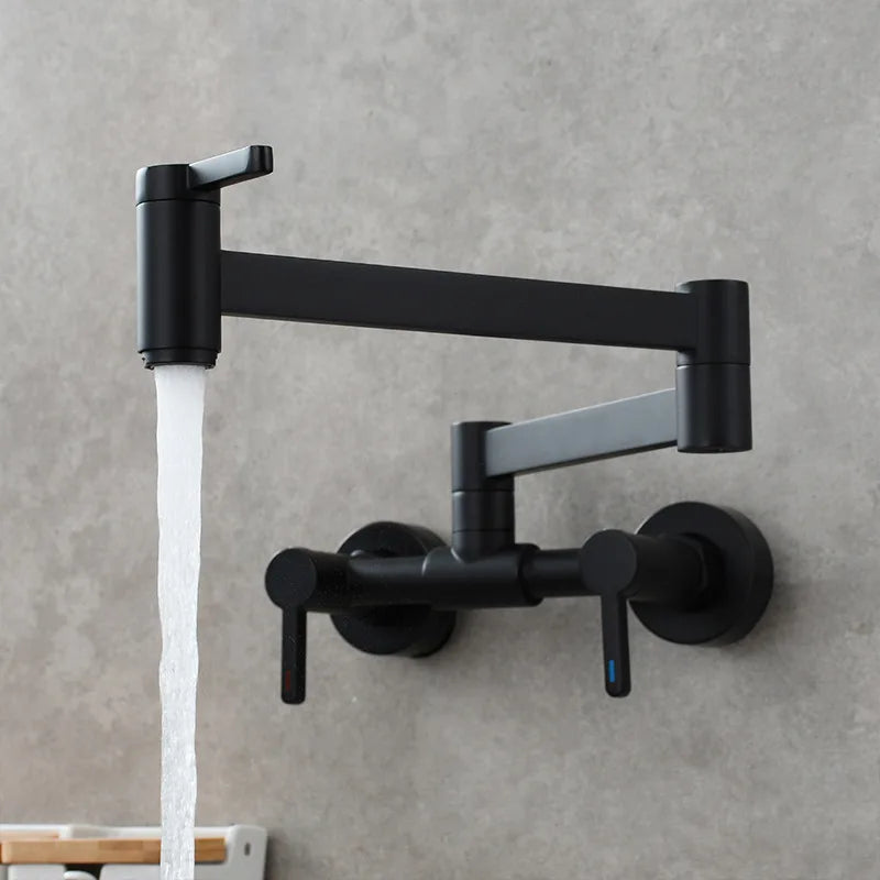 Pot Filler Tap Wall Mounted Foldable Faucet Cold