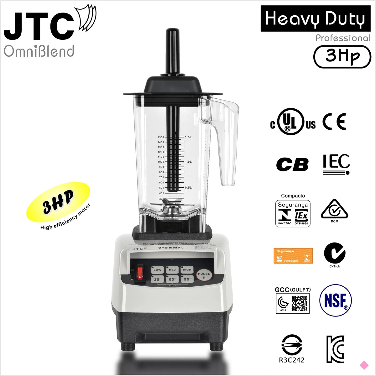 2238w Commercial Blender Jtc Omniblend Professional Mixer Juicer