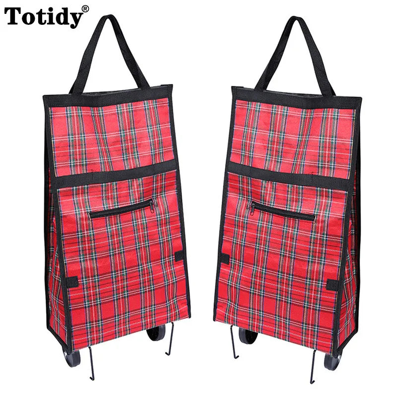 Folding Reusable Shopping Bags Small Pull Cart Buy