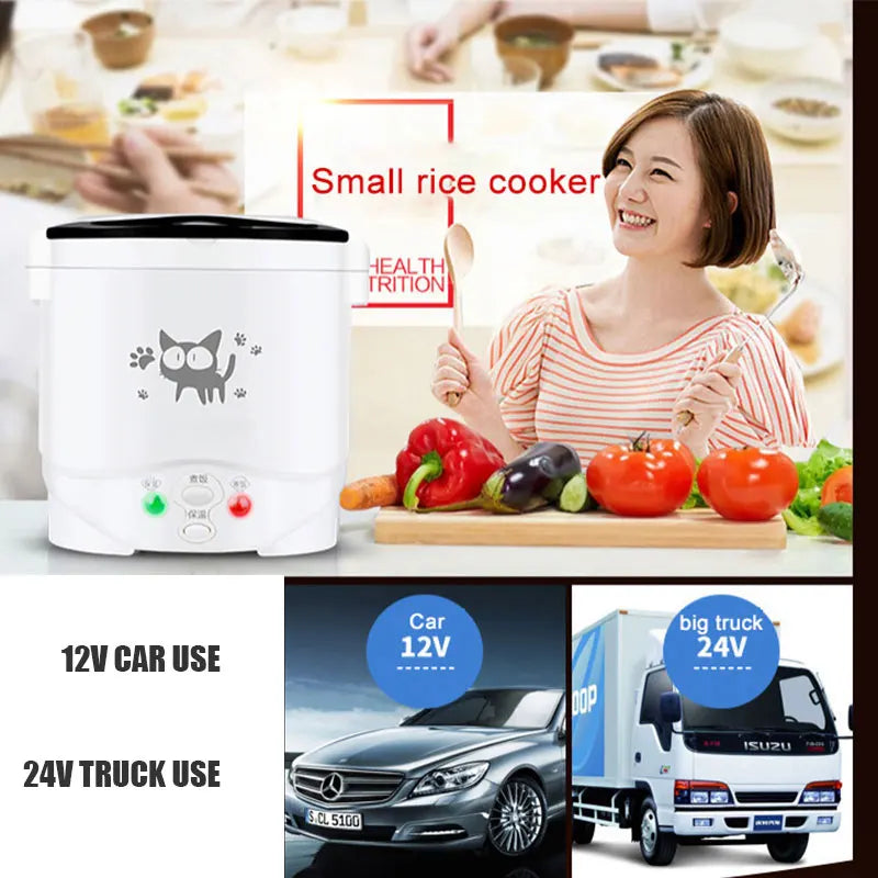 Car Rice Cooker 12v 24v 220v Car Dual