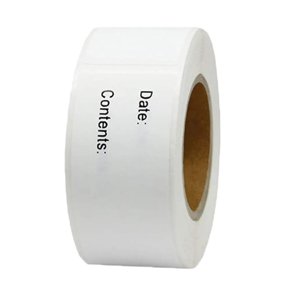 Roll Self-Adhesive Removable Freezer Refrigerator Food Storage