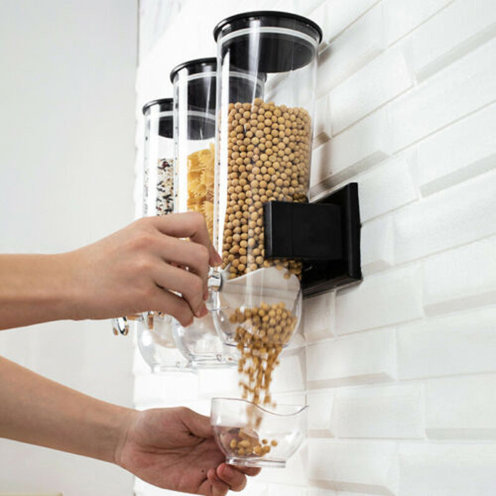 Storage Food Organizer Wall Mounted Dry Food Cereal