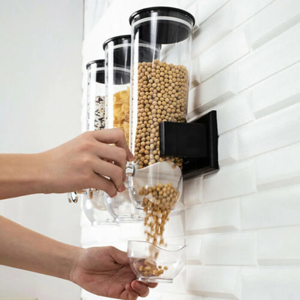 Storage Food Organizer Wall Mounted Dry Food Cereal
