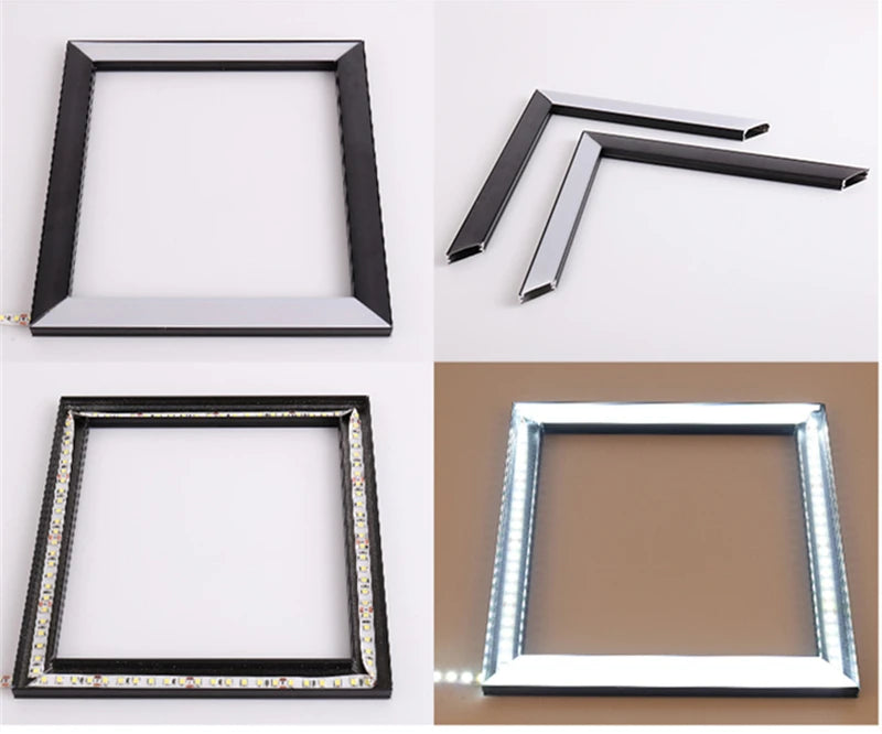 Rose Gold U/Yw Style Led Aluminum Profile 5050