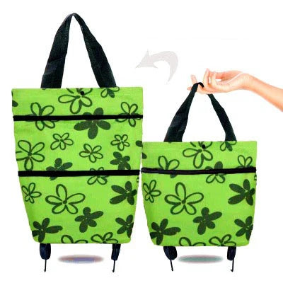 Folding Reusable Shopping Bags Small Pull Cart Buy