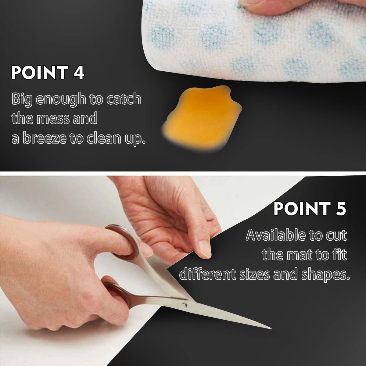 Silicone Mat Countertop Protector Mega Size Multipurpose Non-Skid
