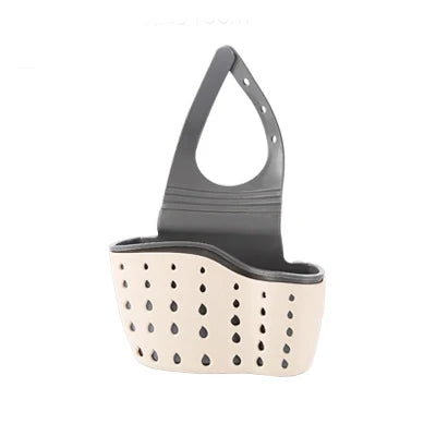 Sink Holder Hanging Drain Basket Adjustable Soap Sponge