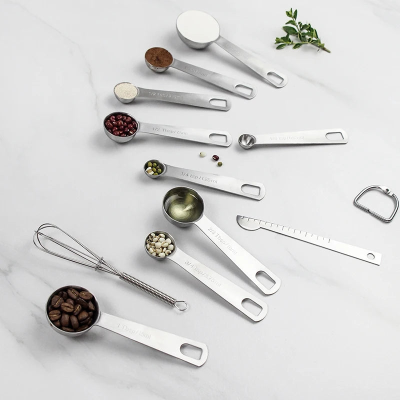 Measuring Spoons - Heavy Duty Stainless Steel Measuring