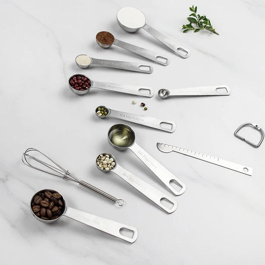 Measuring Spoons - Heavy Duty Stainless Steel Measuring
