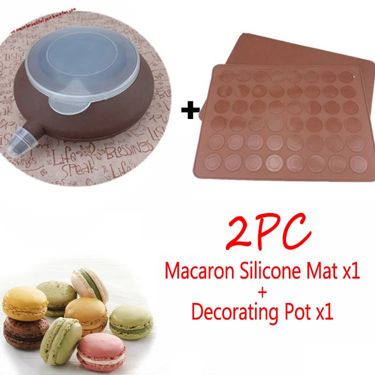 Macaroon Kit Macaron Silicone Mat Non-Stick Baking Mold