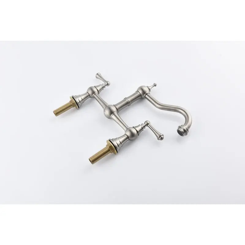 Basin Faucet Cold Faucet Brass Double-Handle Swivel Sink