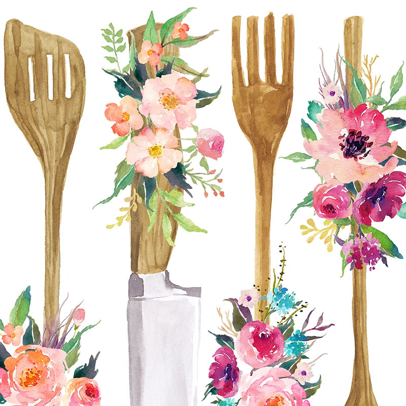 French Bon Appetit Art Print Wall Decor Housewarming