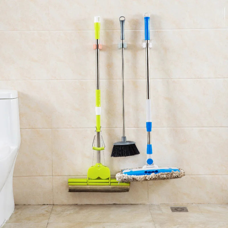 Mop Rack Wall Mounted Mop Holder Broom Holder