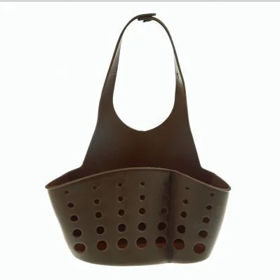 Sink Holder Hanging Drain Basket Adjustable Soap Sponge