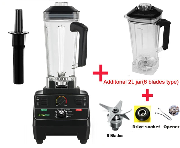 Biolomix Bpa 2l Jar 2200w Professional Smart Timer