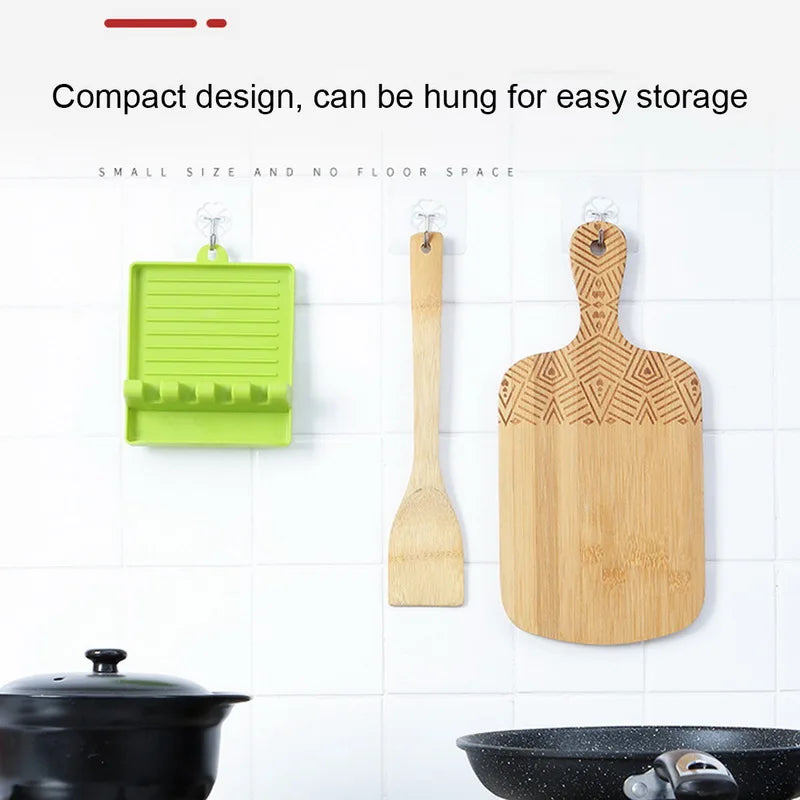 Spoon Rest Organizer Fork Spatula Rack Spoon Holder