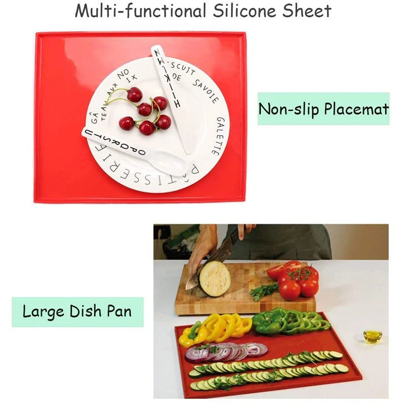 Silicone Baking Mat Swiss Roll Mat Non-Stick Cake