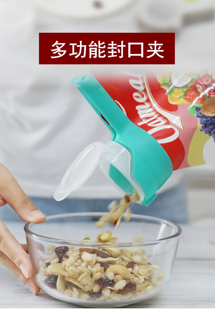 Food Storage Bag Sealing Clips Plastic Cap Sealer