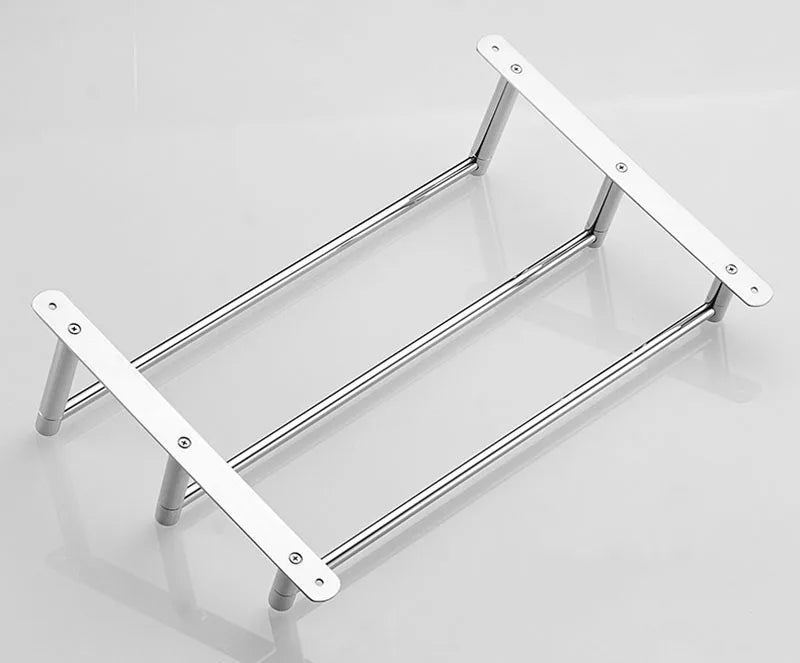 Chrome Bathroom Towel Rack 304 Stainless Steel Towel