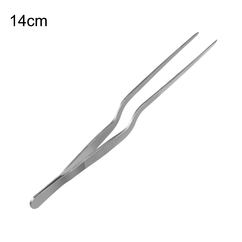 Tongs Utensils Bbq Tweezer Food Clip Stainless Steel