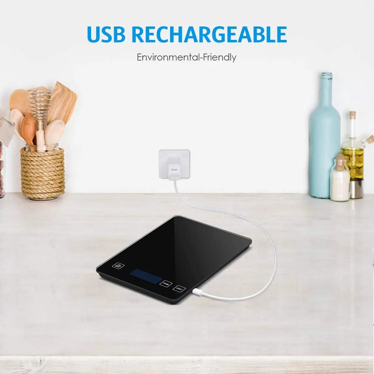 Digital Scale 1g-10kg Food Scale Waterproof Tempered Glass