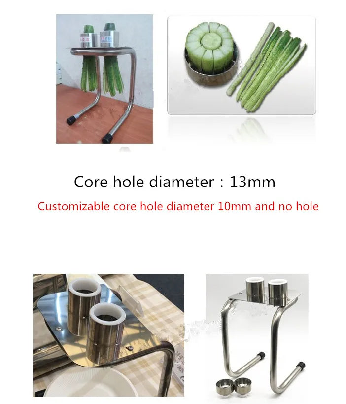 Cucumber Strips Cutting Machine Carrot Strips Cutter Vegetable