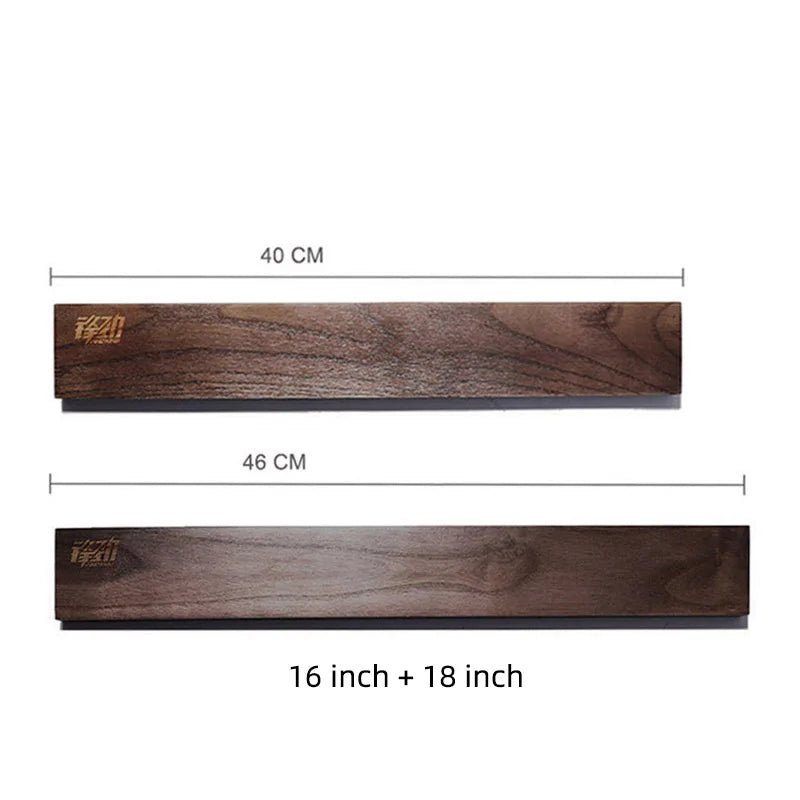 Powerful Wooden Strip Magnetic Knife Holder Wall Mount